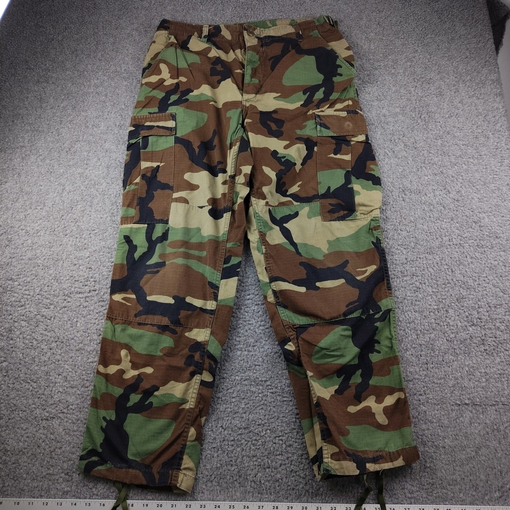 VTG Propper Military Pants 32x30 Mens Medium Woodland Camo Cargo Combat Ripstop